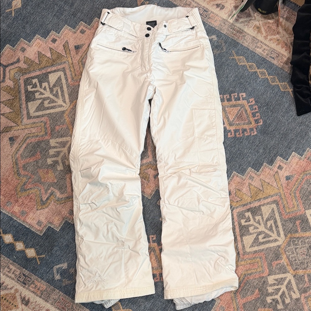 White Snow Pants Ski Snowboard Pants